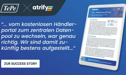 TePe D-A-CH GmbH and atrify - Welcome to the pool
